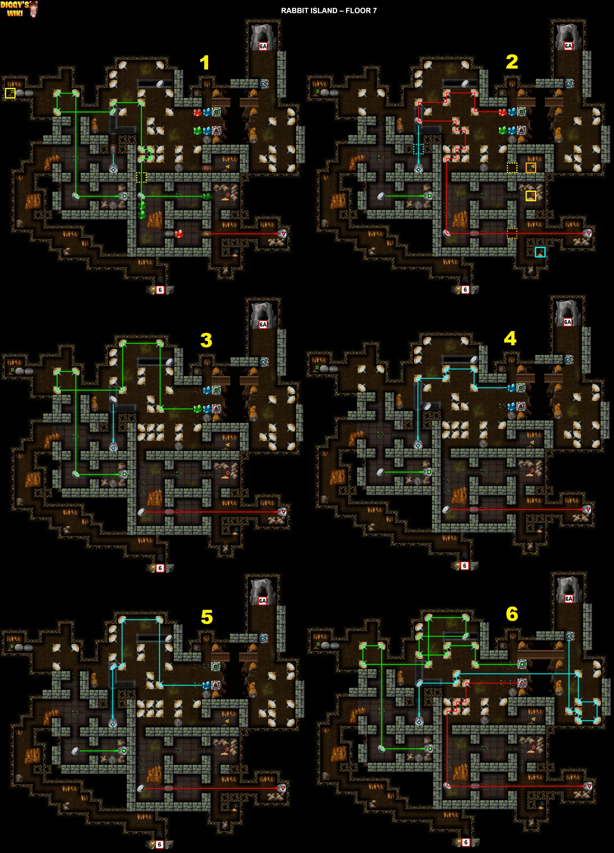 Rabbit Island Map 6