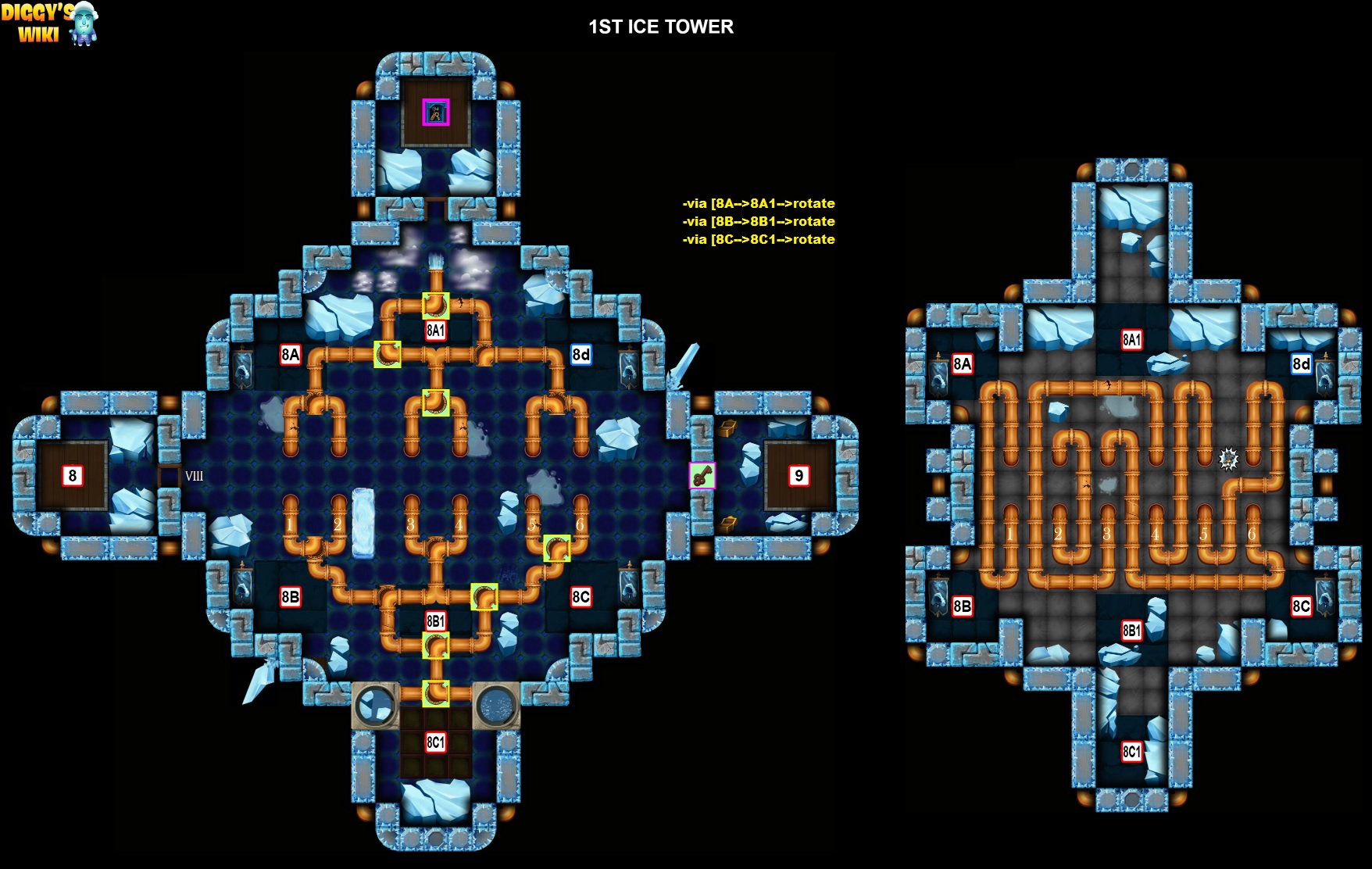 1st Ice Tower Map 10
