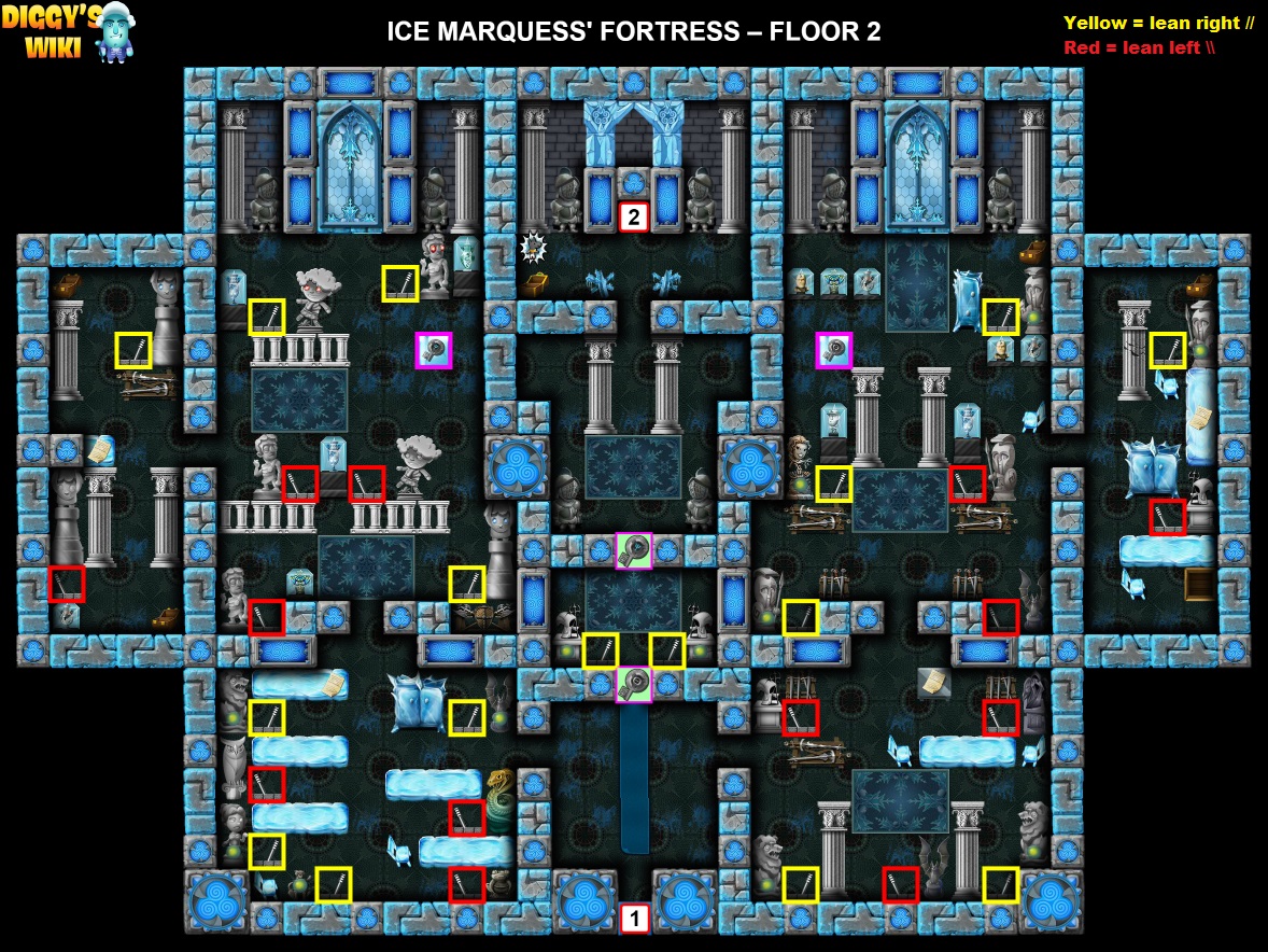 Ice Marquess' Fortress Map 1