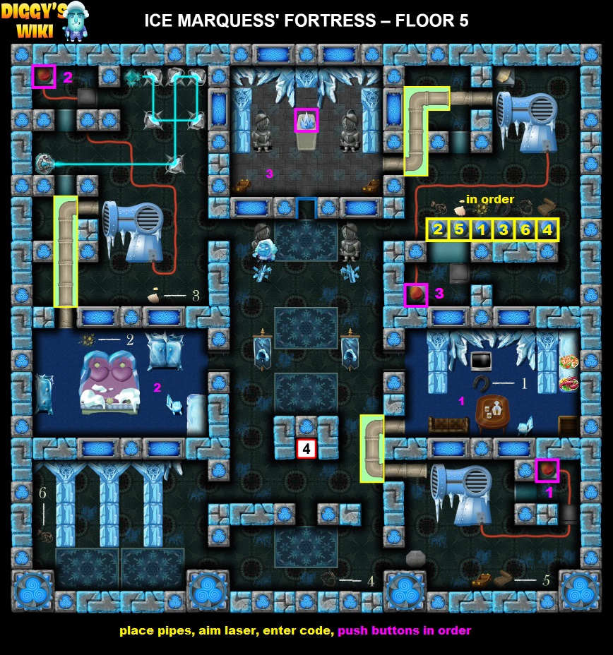 Ice Marquess' Fortress Map 4