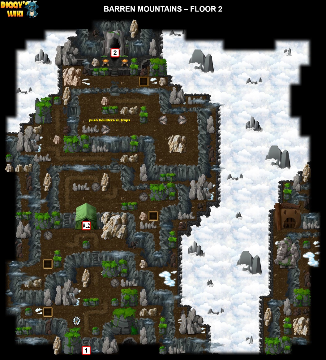 Barren Mountains Map 1