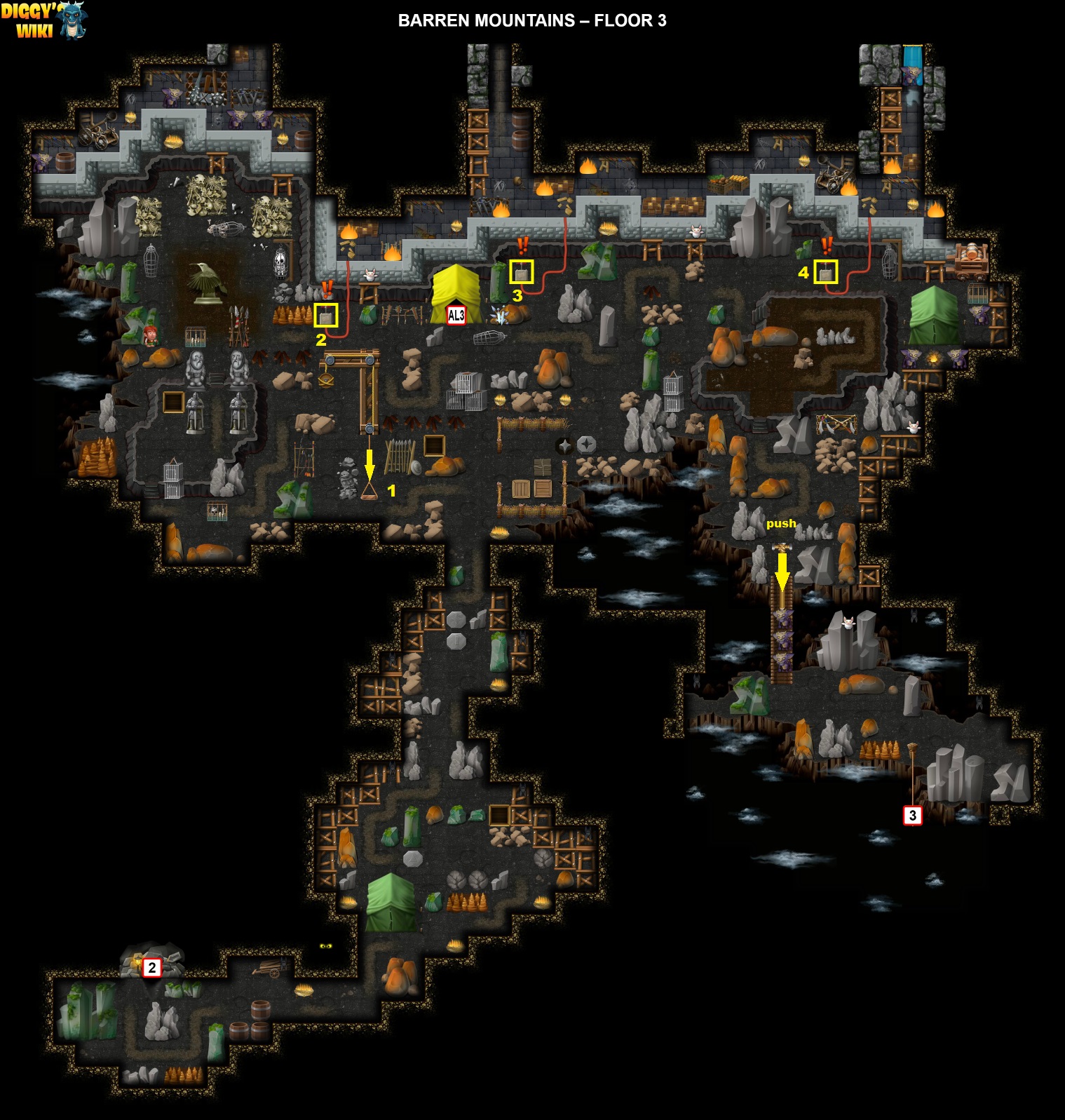 Barren Mountains Map 2