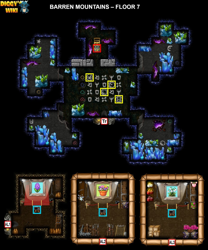 Barren Mountains Map 6