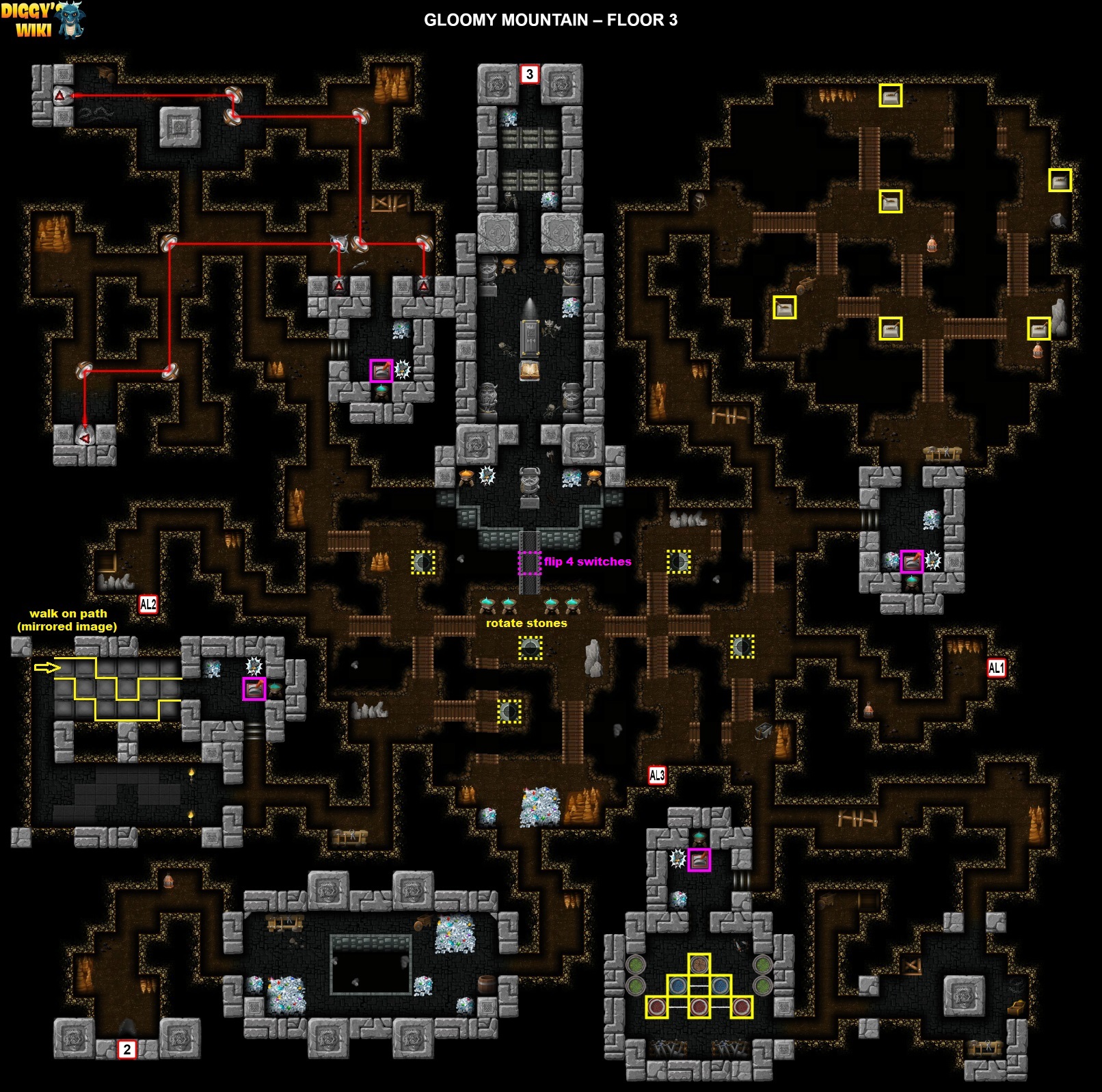 Gloomy Mountain Map 2