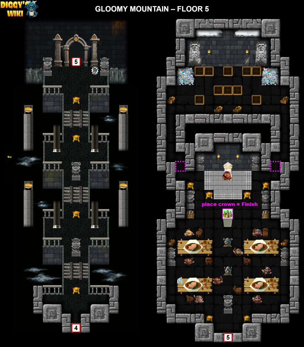 Gloomy Mountain Map 4