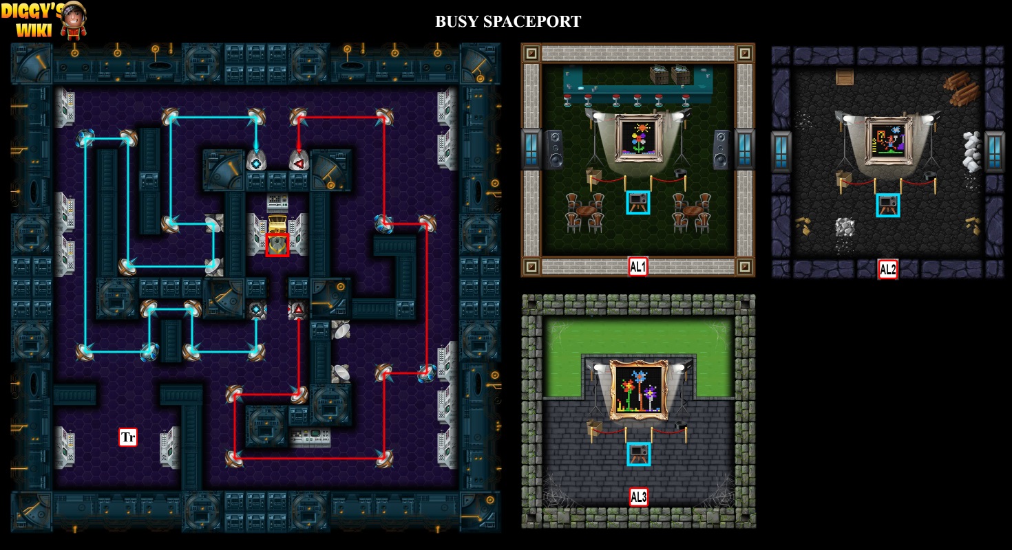 Busy Spaceport Map 3