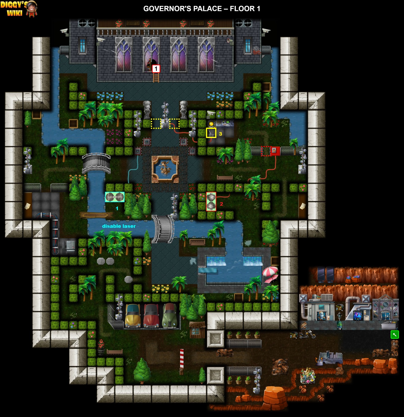Governor's Palace Map 0