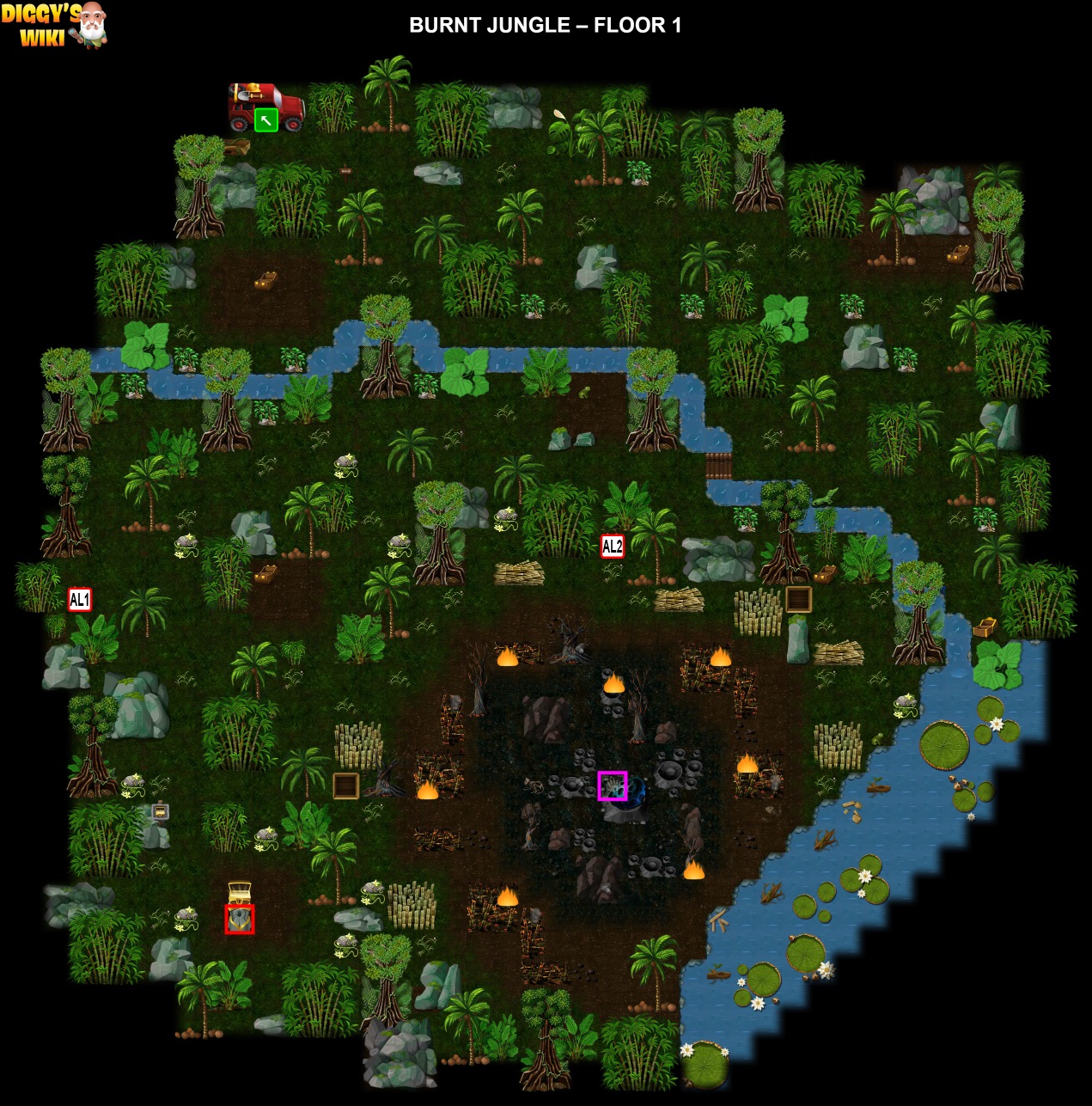 Burnt Jungle Map 0