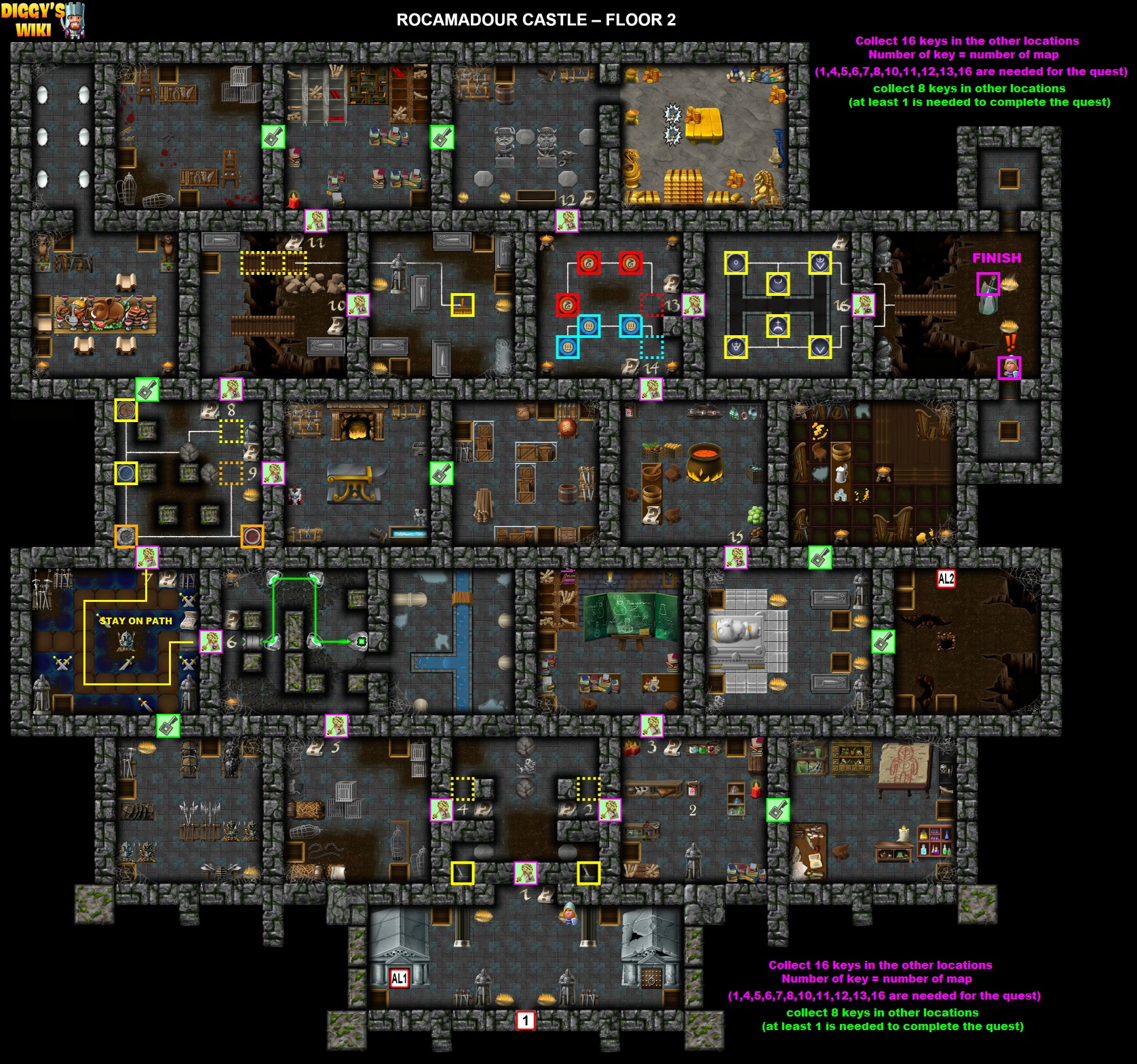 Rocamadour Castle Map 1
