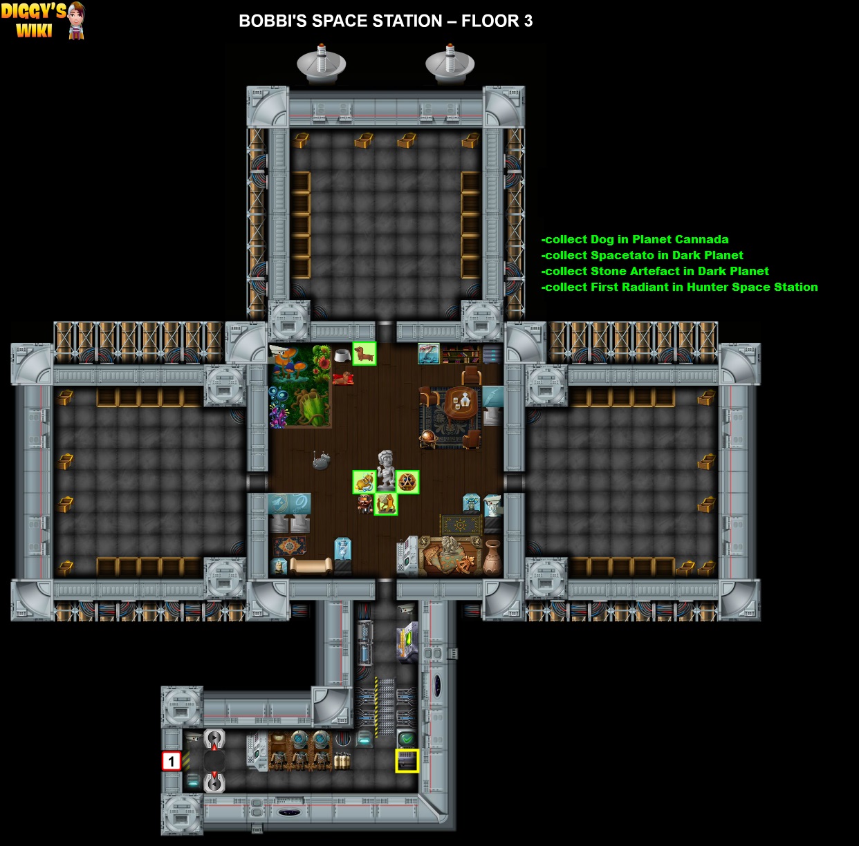 Bobbi's Space Station Map 1