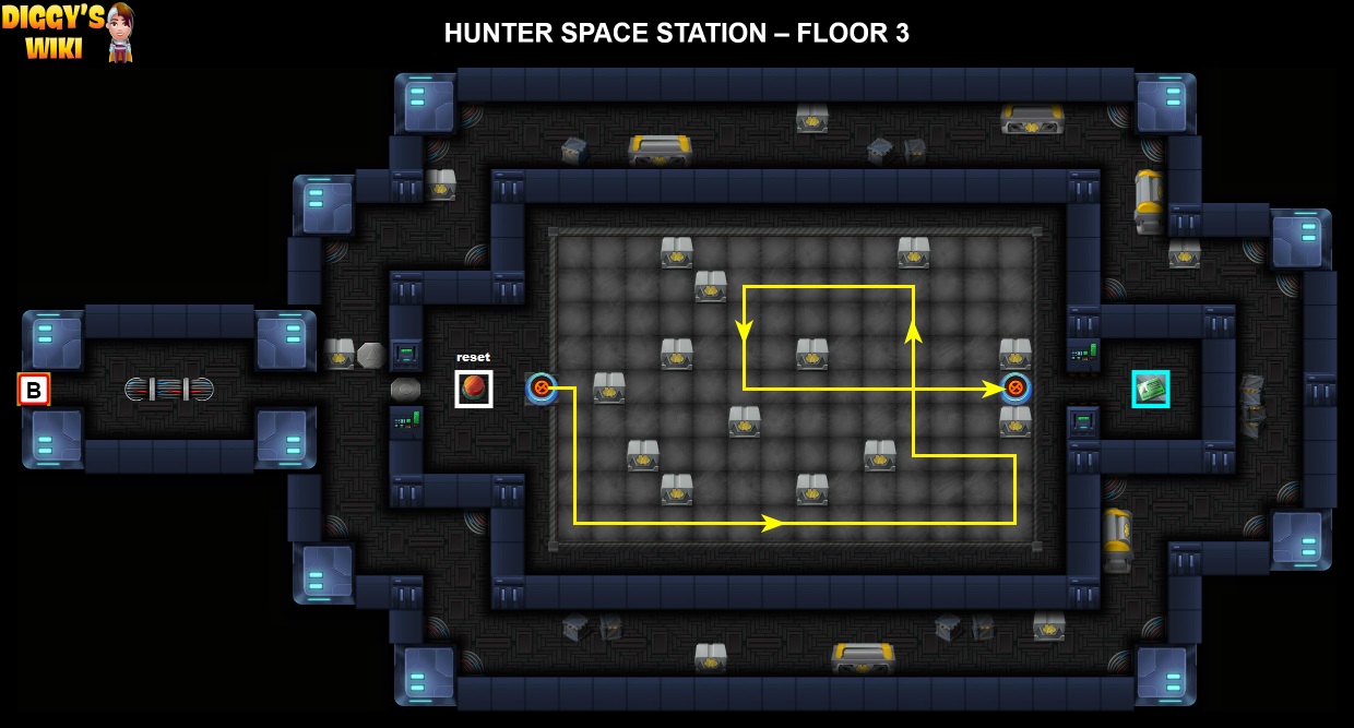 Hunter Space Station Map 1