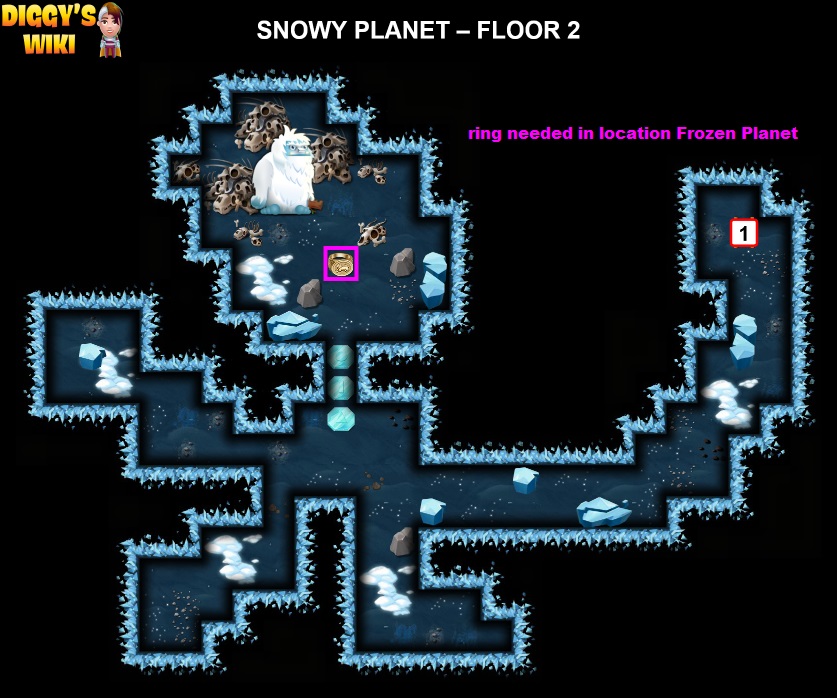 Snowy Planet Map 1