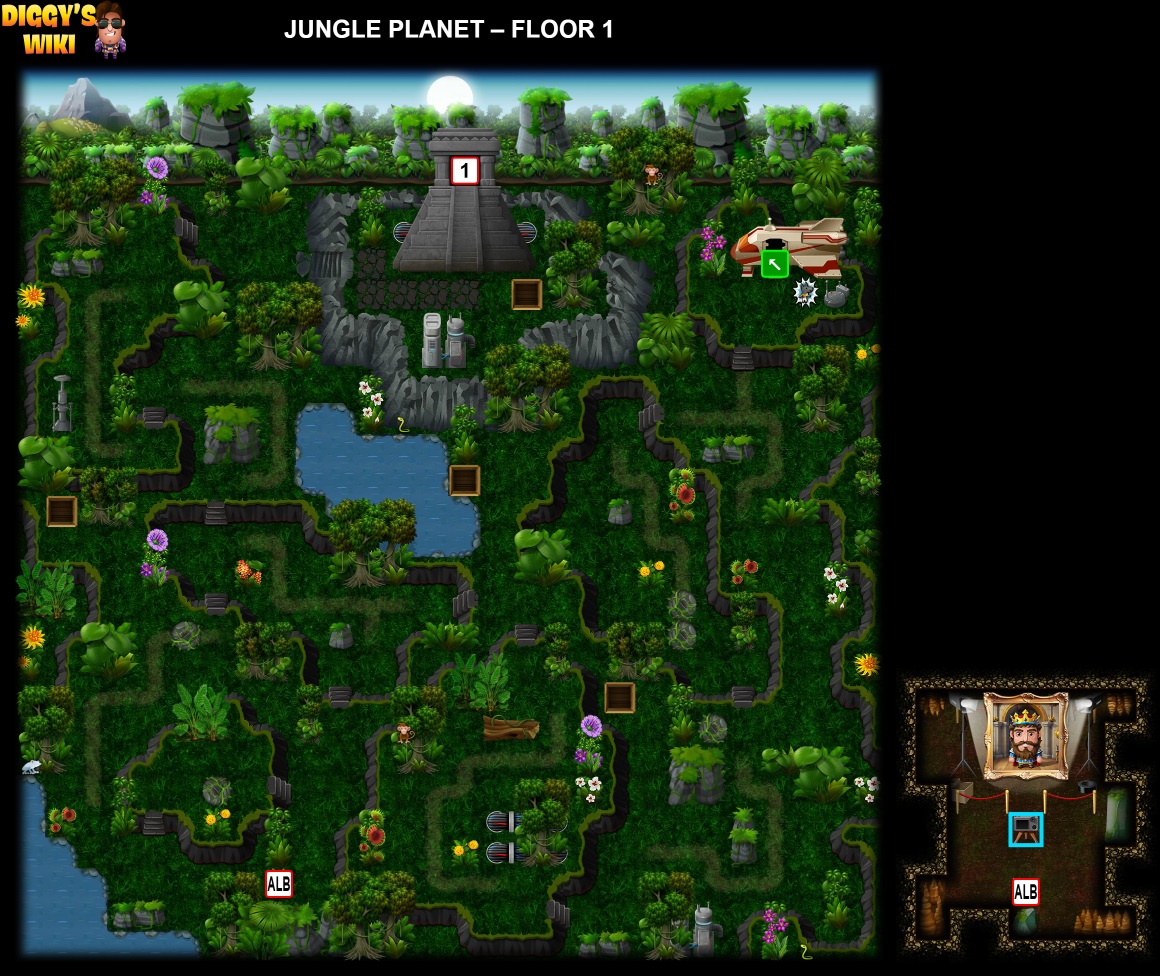 Jungle Planet Map 0