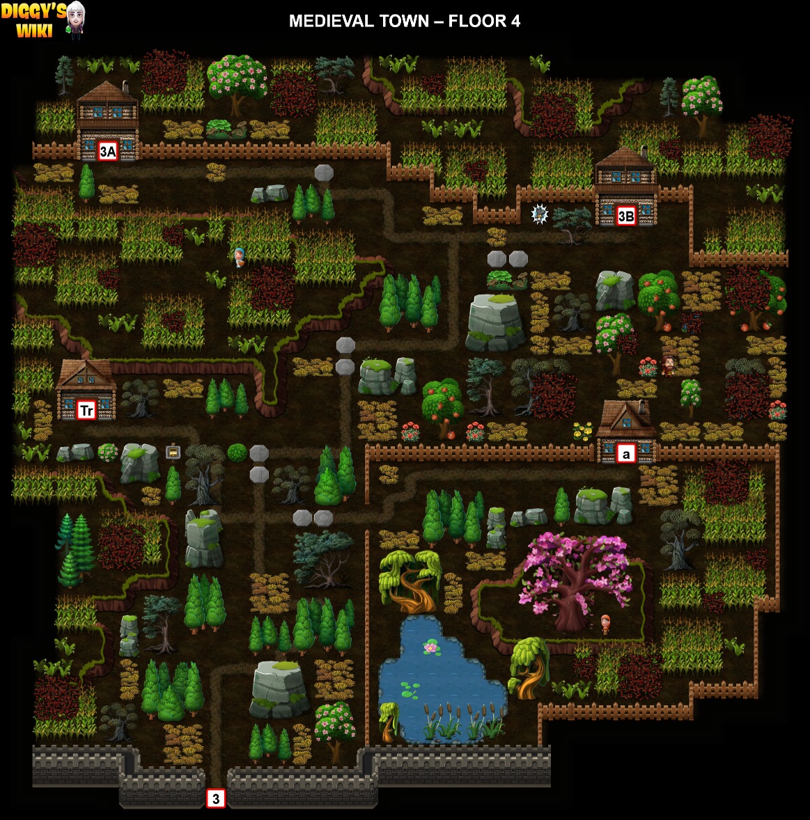Medieval Town Map 3