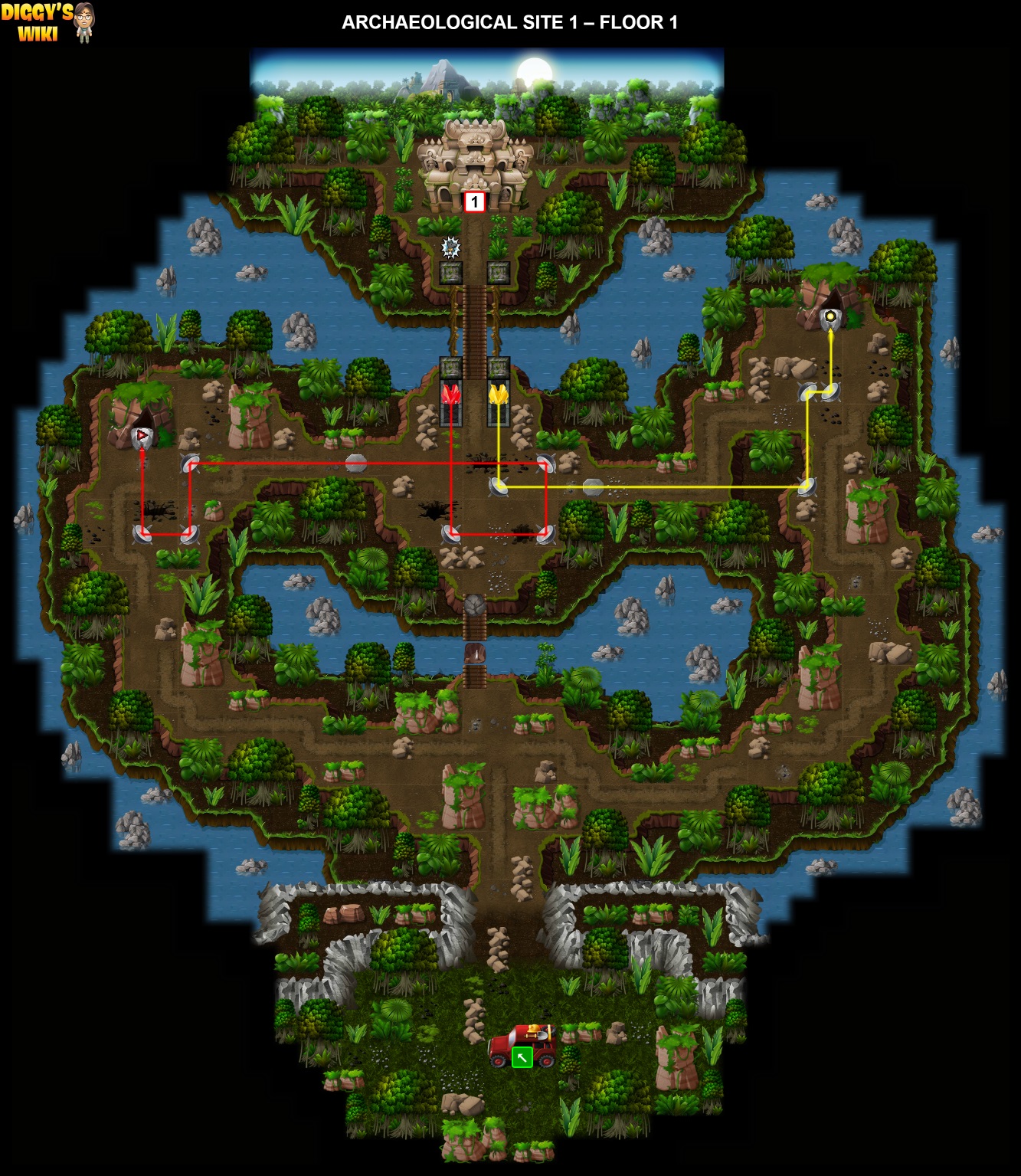 Archaeological Site 1 Map 0