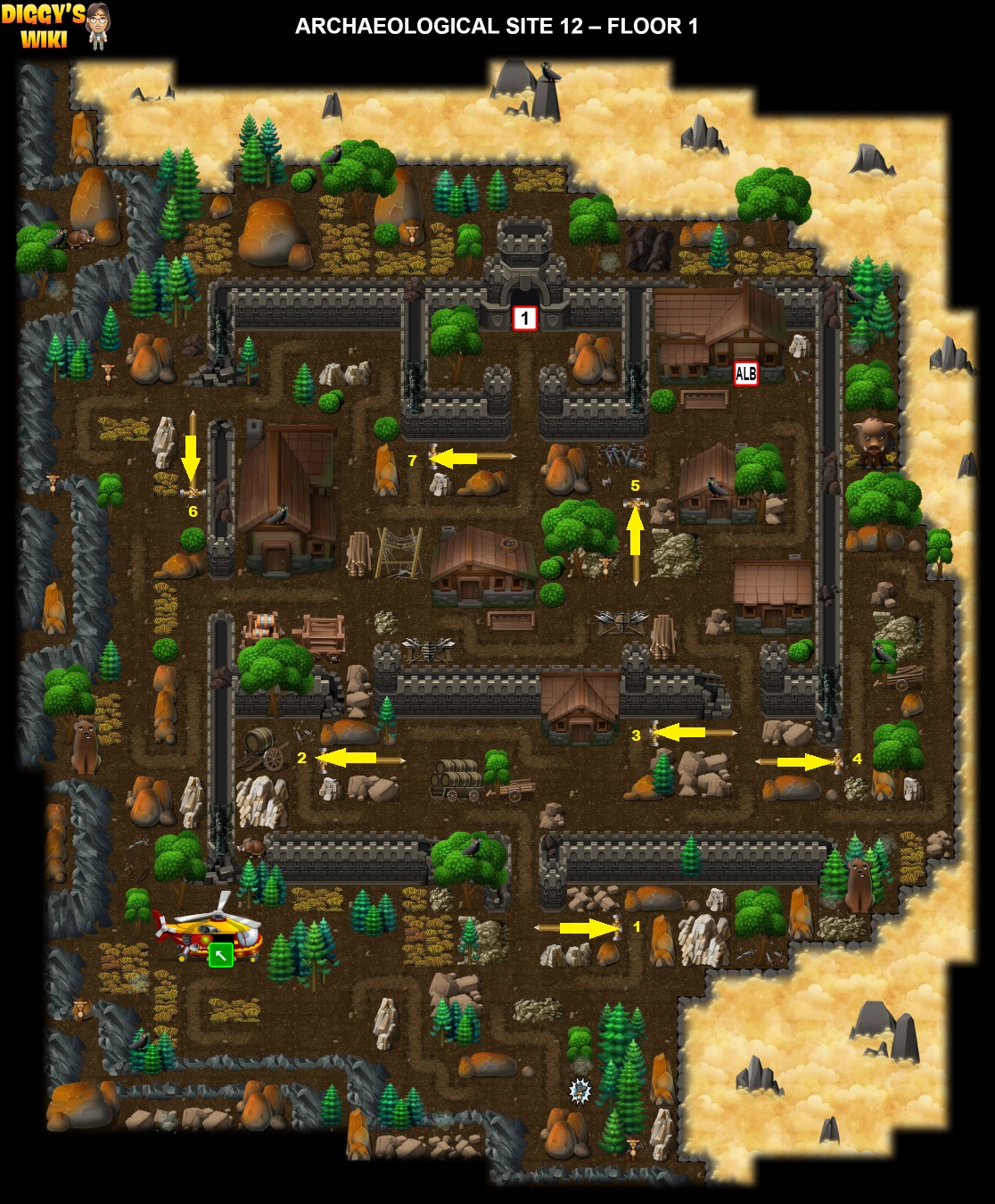 Archaeological Site 12 Map 0