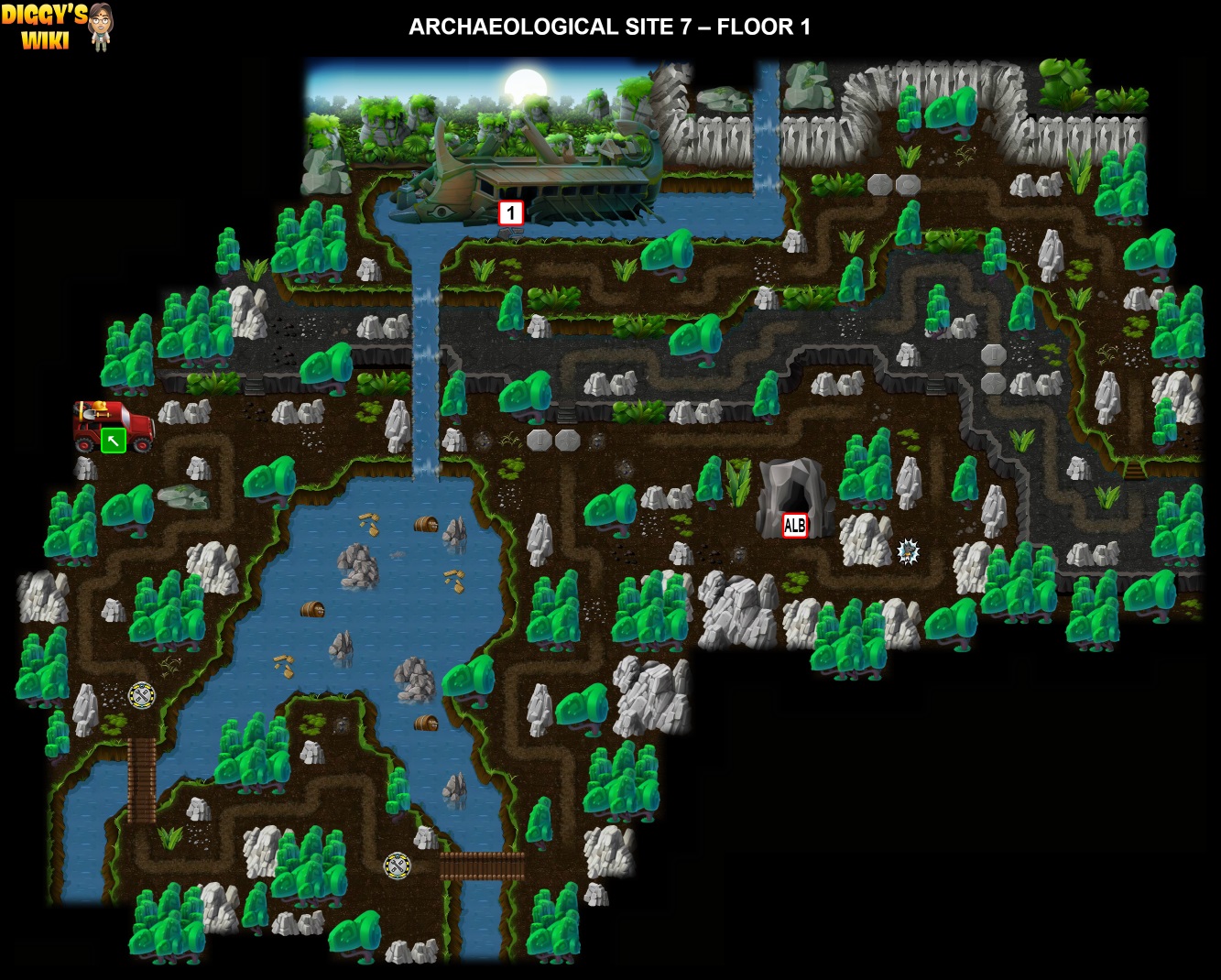 Archaeological Site 7 Map 0