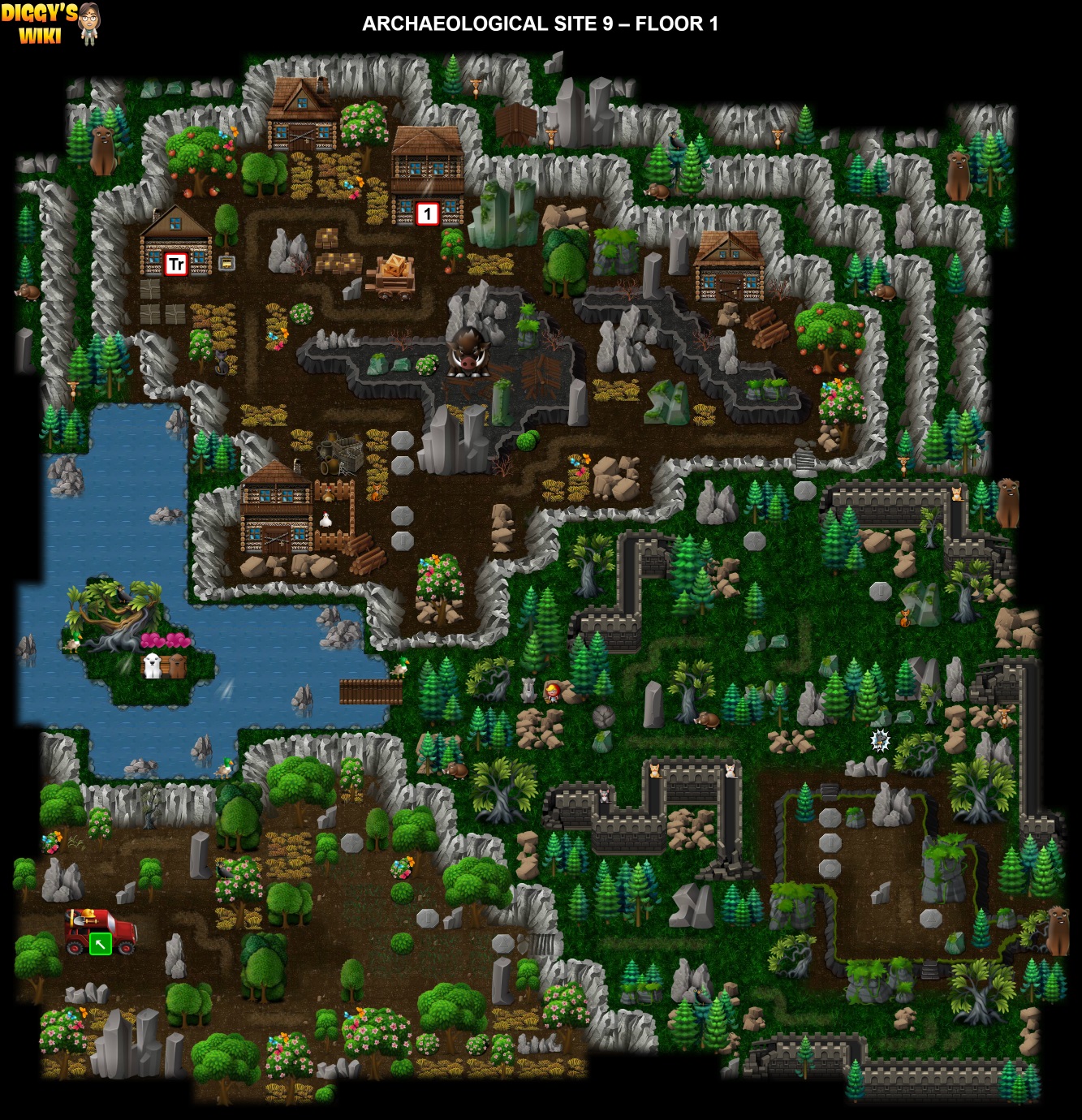 Archaeological Site 9 Map 0