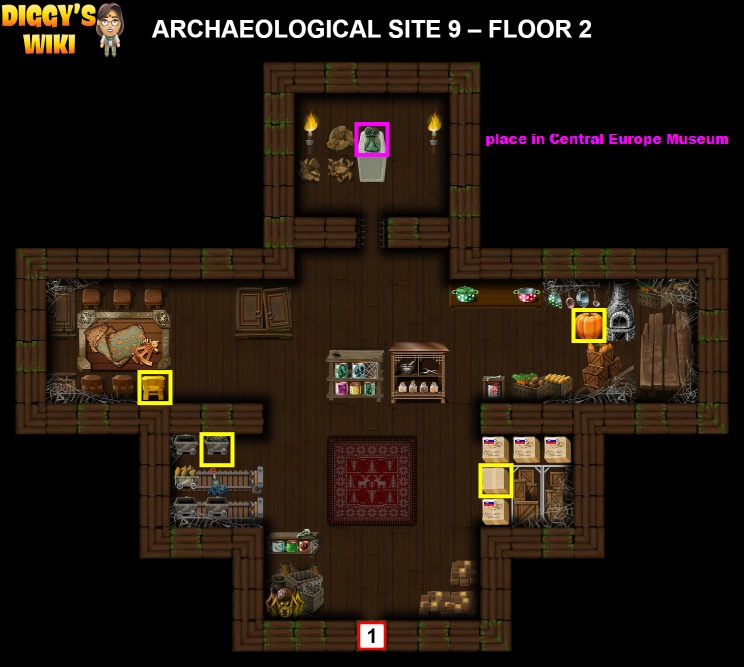 Archaeological Site 9 Map 1