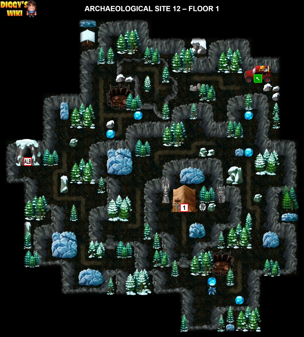 Archaeological Site 12 Map 0