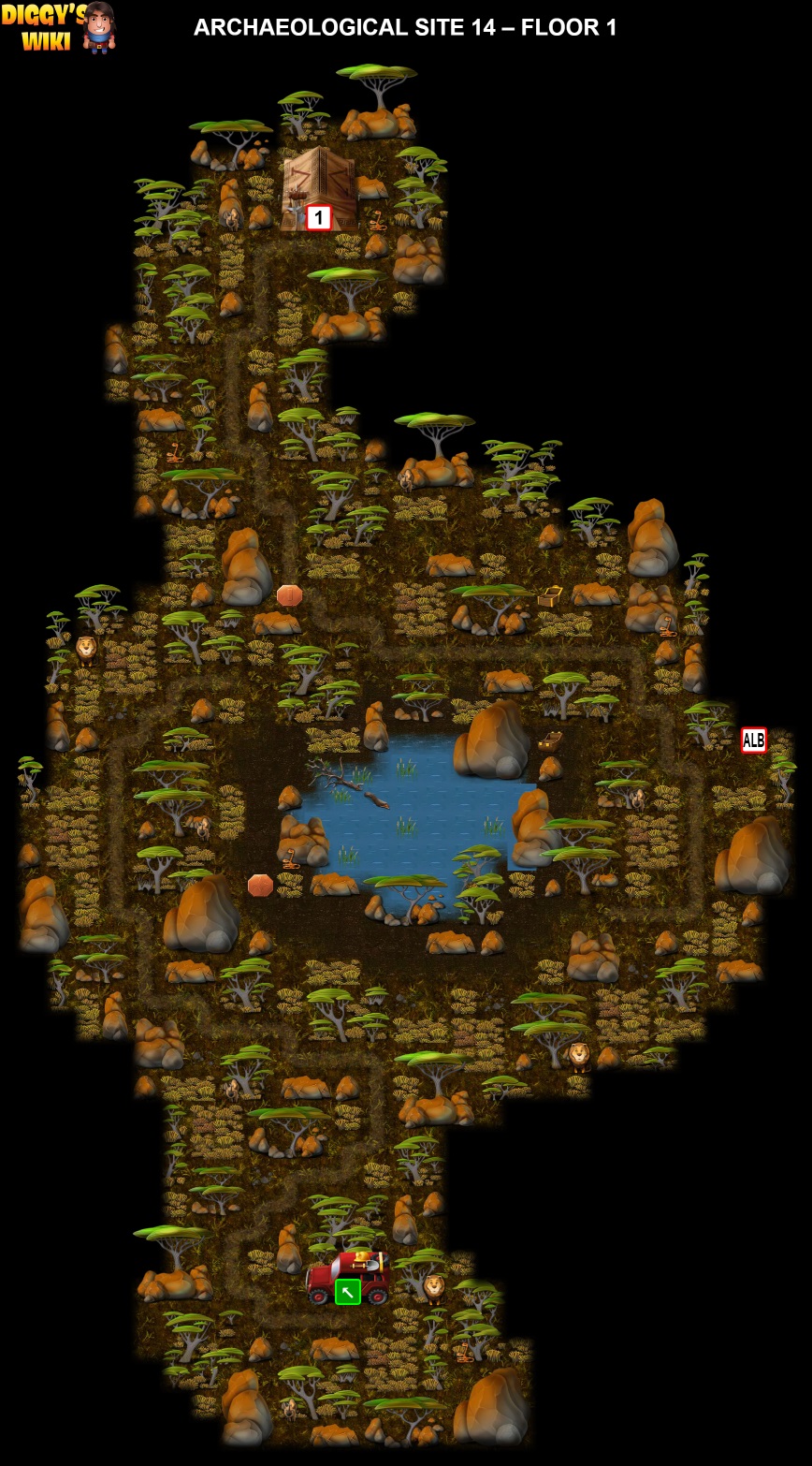 Archaeological Site 14 Map 0