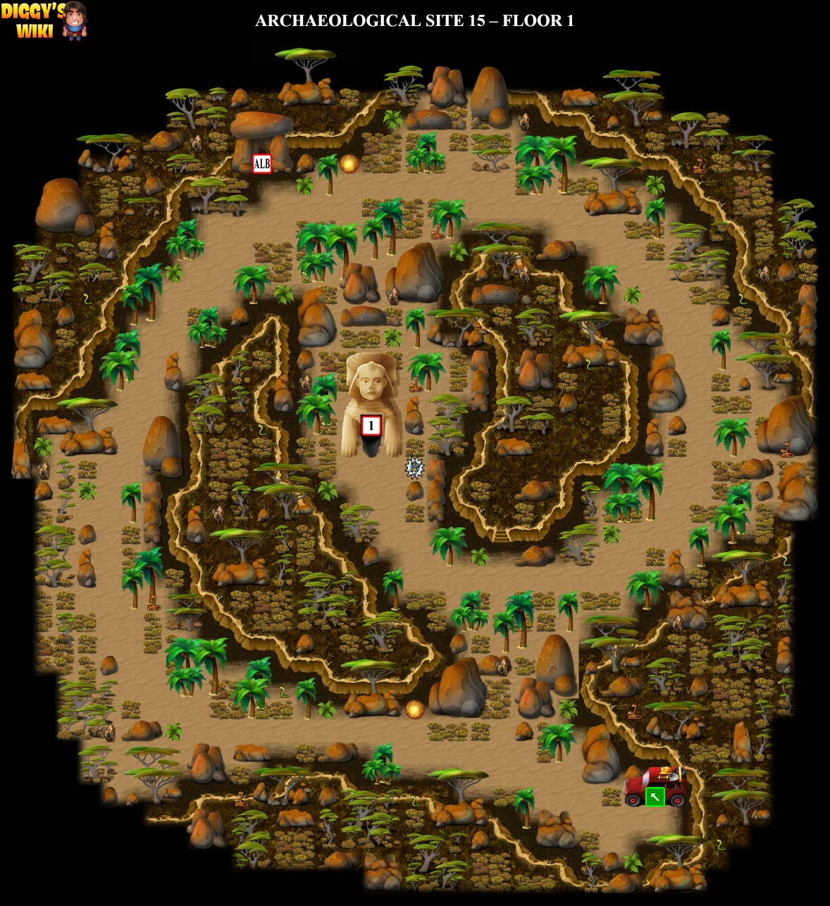 Archaeological Site 15 Map 0