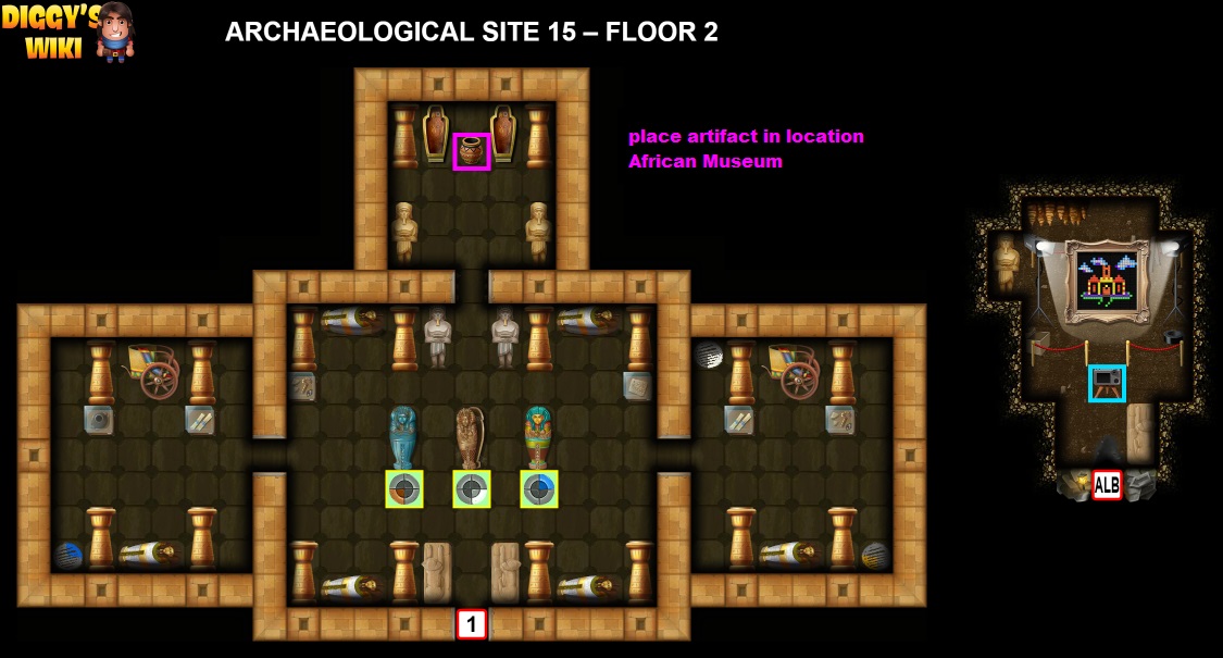 Archaeological Site 15 Map 1