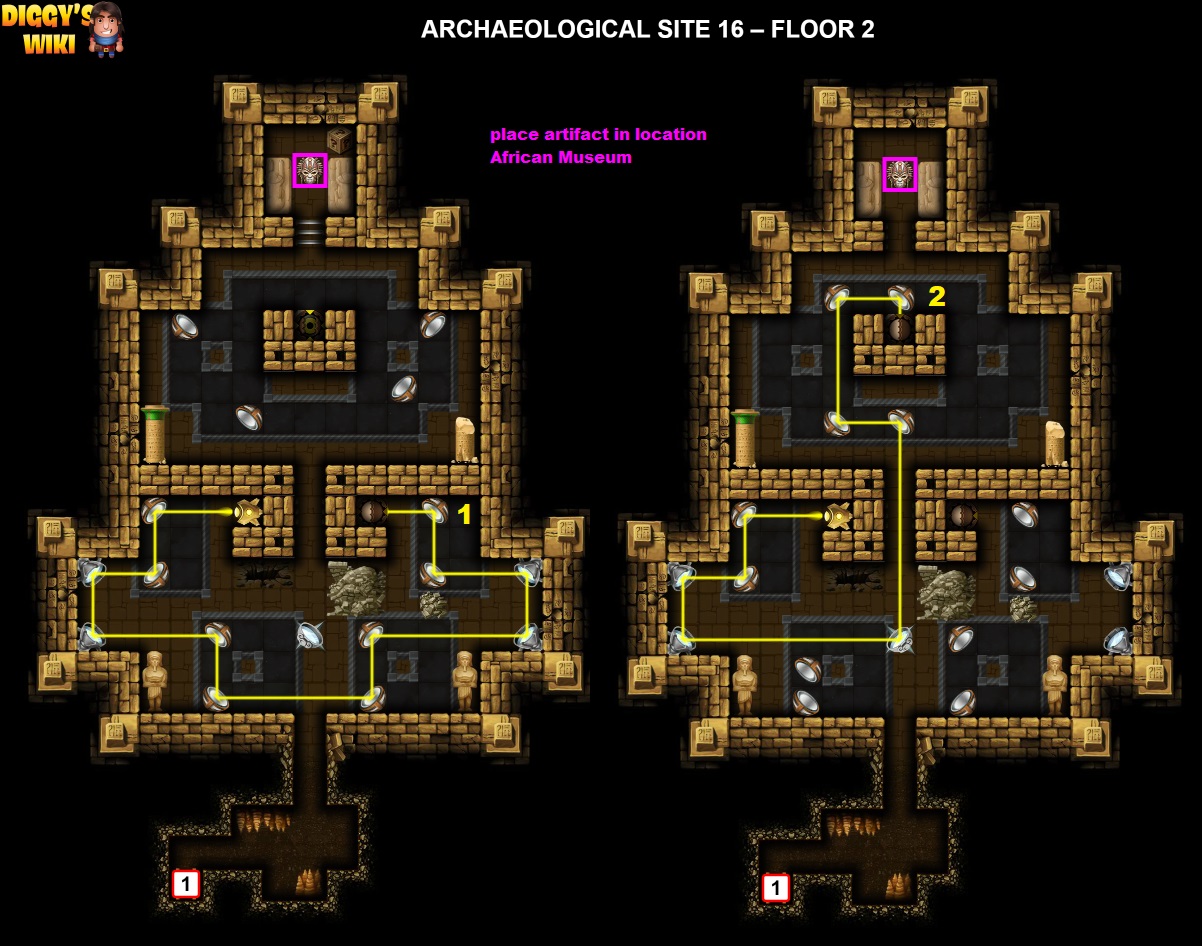 Archaeological Site 16 Map 1