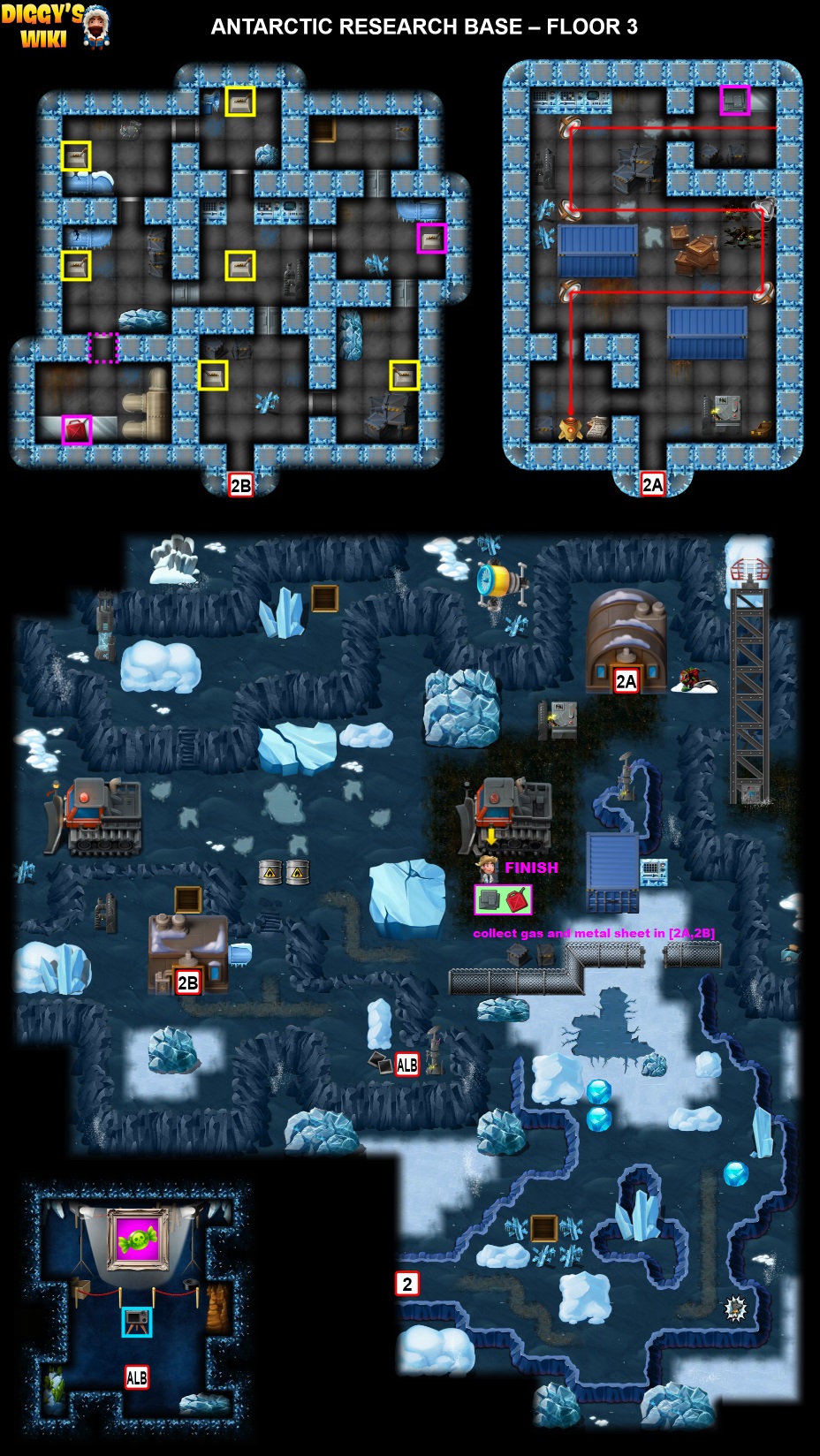 Antarctic Research Base Map 2