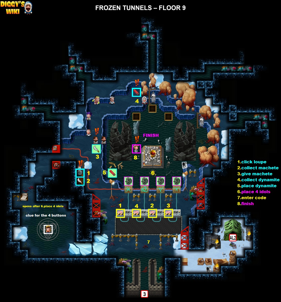 Frozen Tunnels Map 7