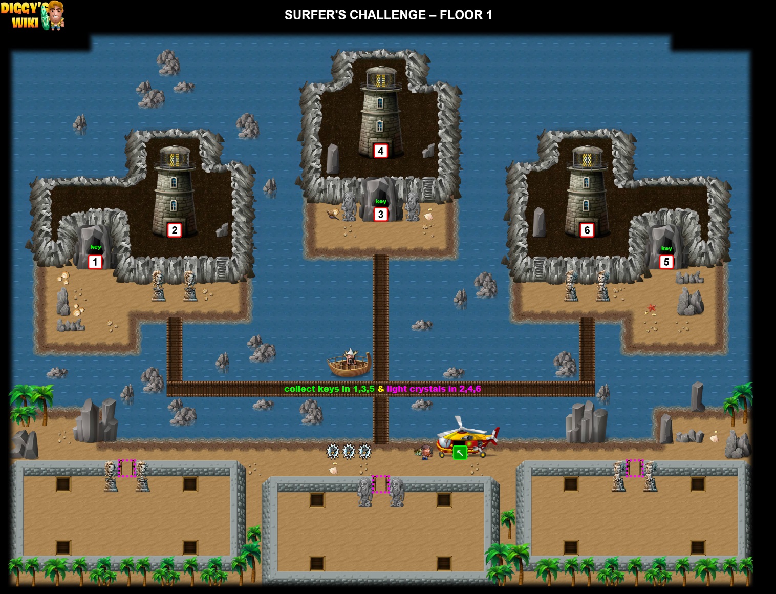 Surfer's Challenge Map 0