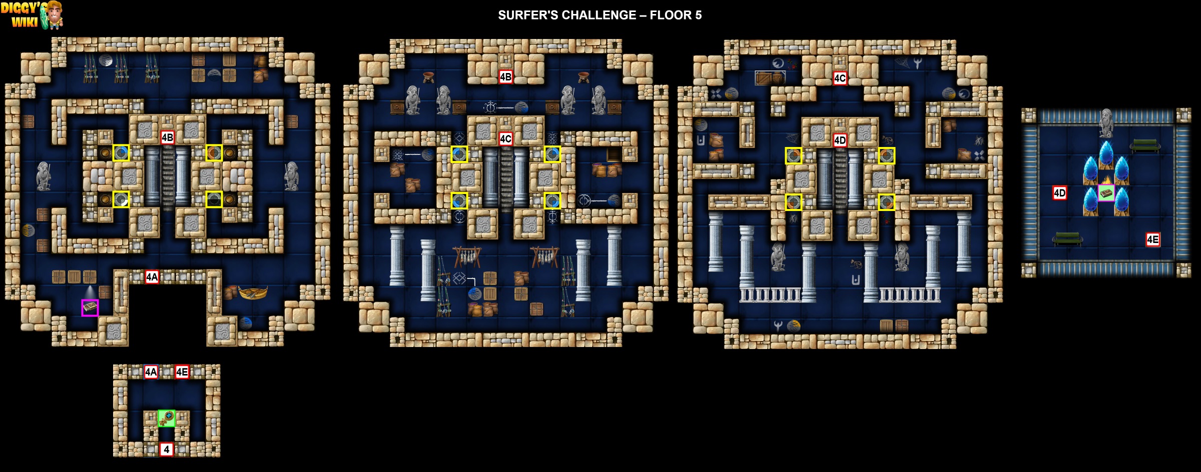 Surfer's Challenge Map 4