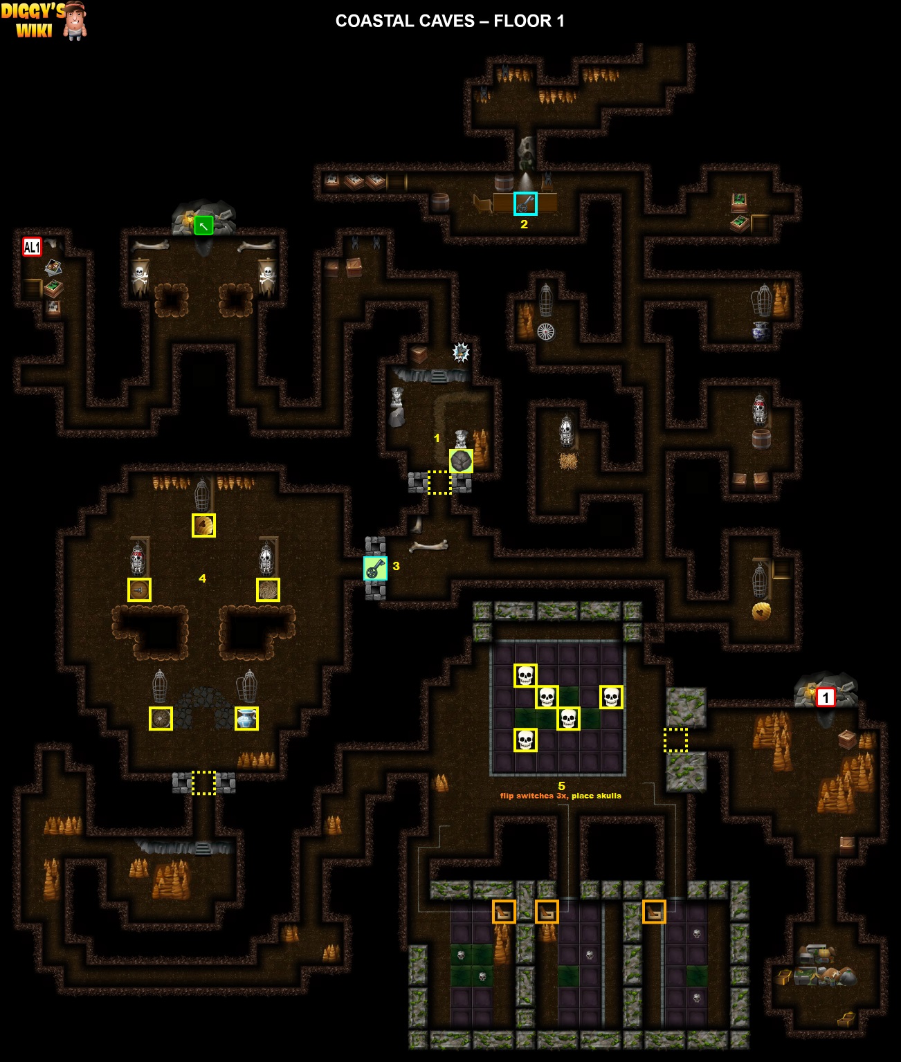 Coastal Caves Map 0