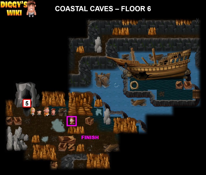Coastal Caves Map 5