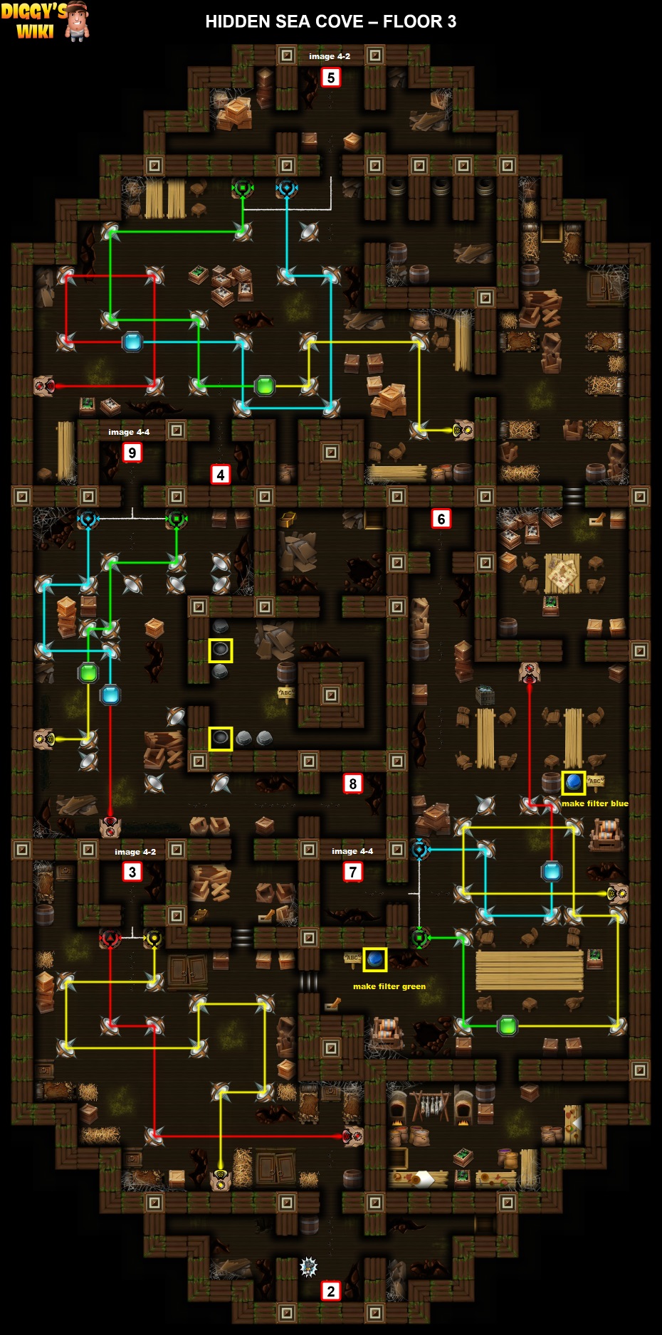 Hidden Sea Cove Map 2