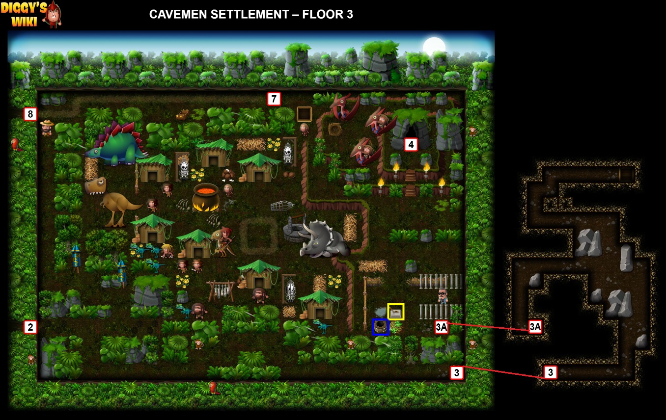 Cavemen Settlement Map 2