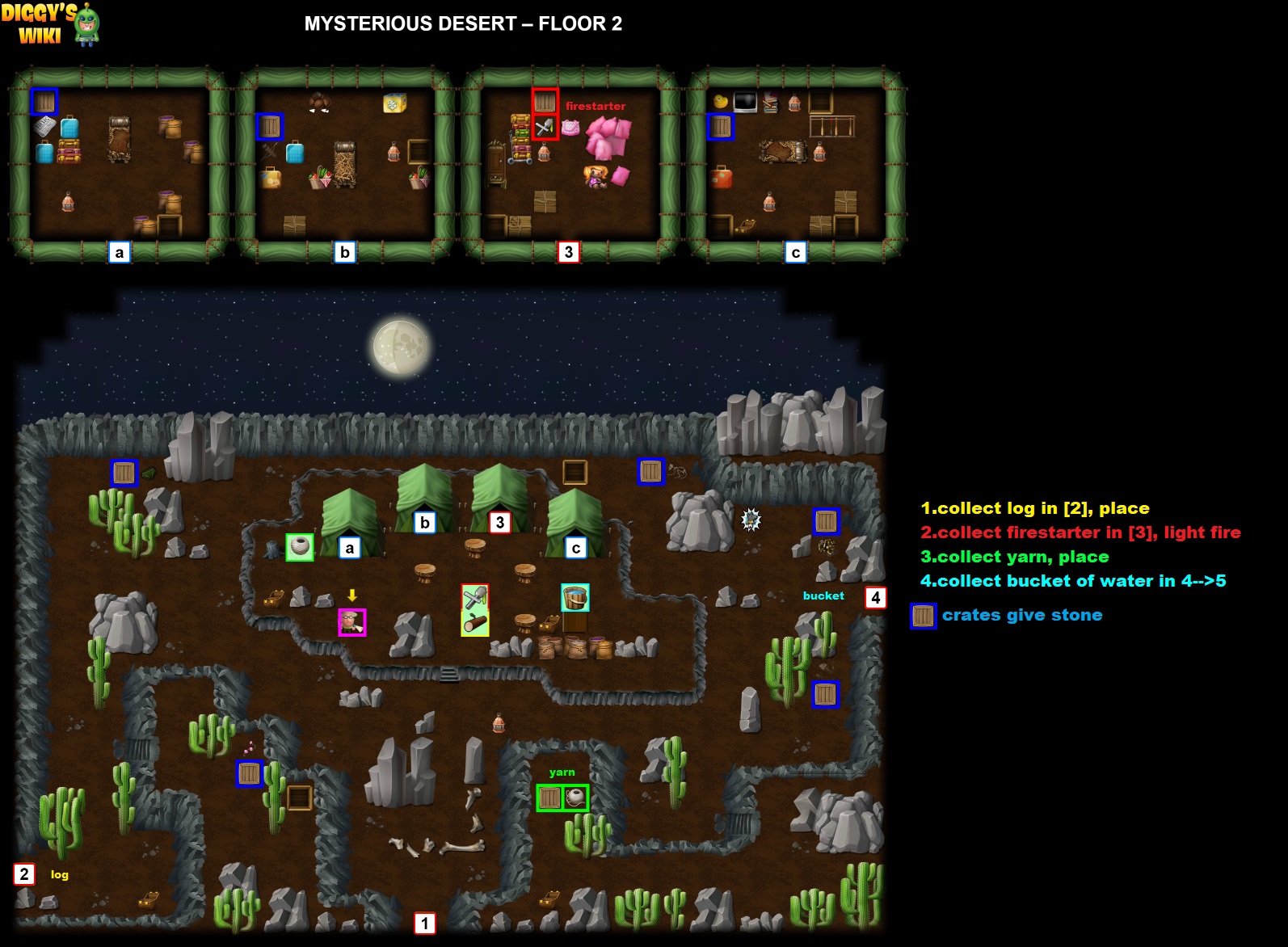 Mysterious Desert Map 1